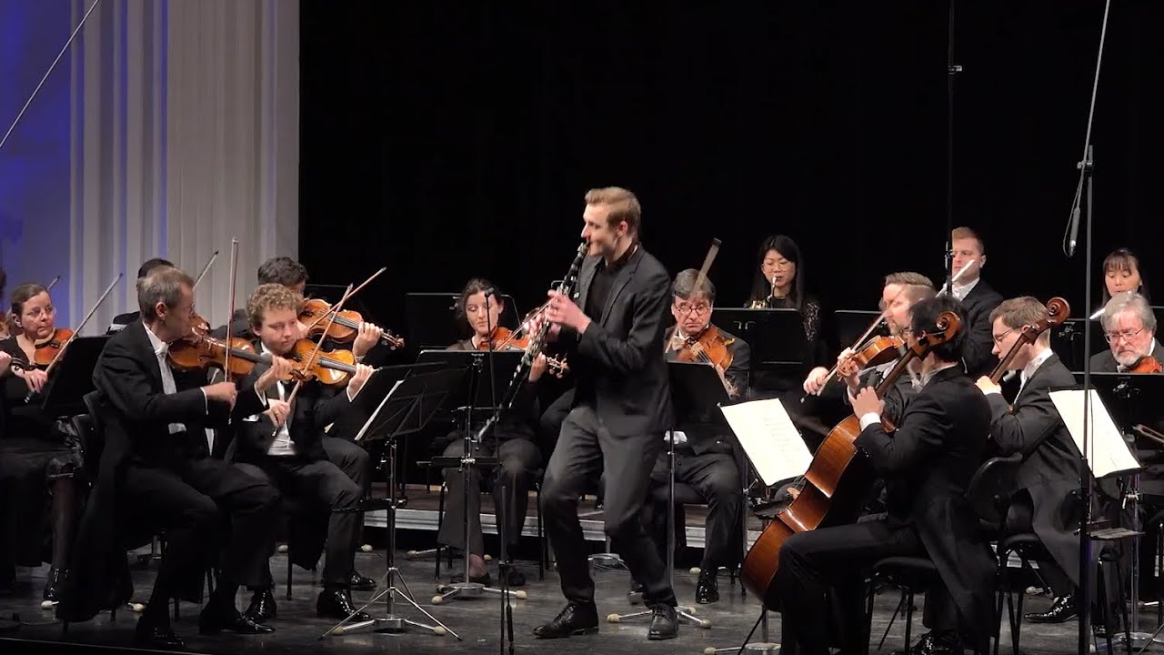 W.A. Mozart: Klarinettenkonzert  A-Dur, Blaz Sparovec: Klarinette - Gürzenich Kammerorchester Köln