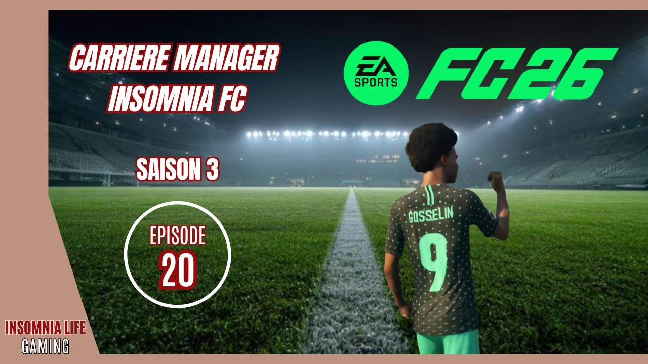 Premier match de LDC | CARRIERE MANAGER INSOMNIA FC #20 - FC25