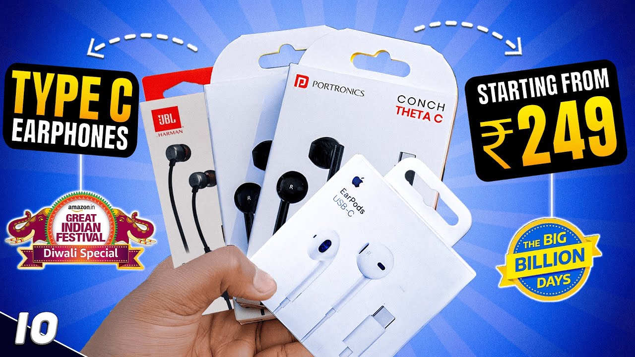 Best Type C Earphones in Diwali Sale 🔥Best Wired Earphones 2025🔥Best Wired Earphones Under 400-1000