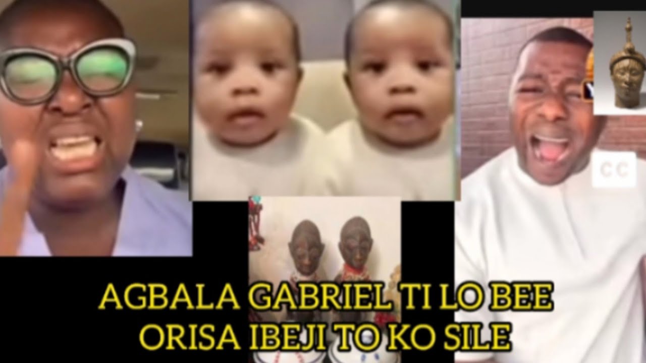 AGBALA GABRIEL TI LO BEE ORISA IBEJI TON FIYA JE KIRI #duet #trendingnews #stitchboutique #love 
