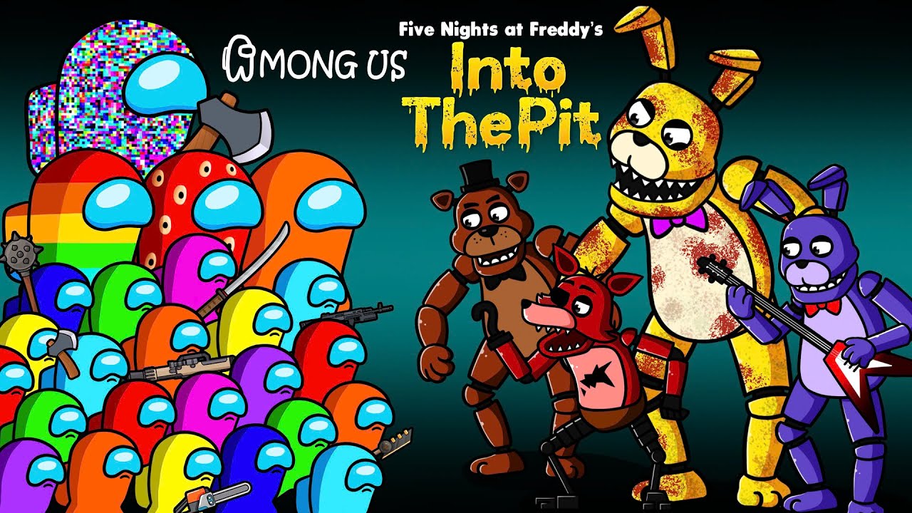 Crazy AMONG US vs. FREDDY FNAF ANIMATRONICS | HUGGY WUGGY | Among Us Animation