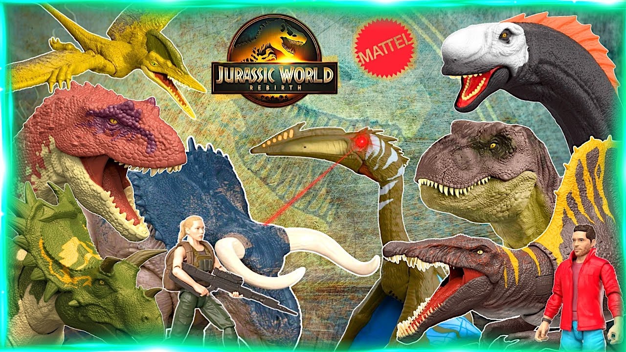 Tutti i modellini Mattel di Jurassic World Rebirth! 😱