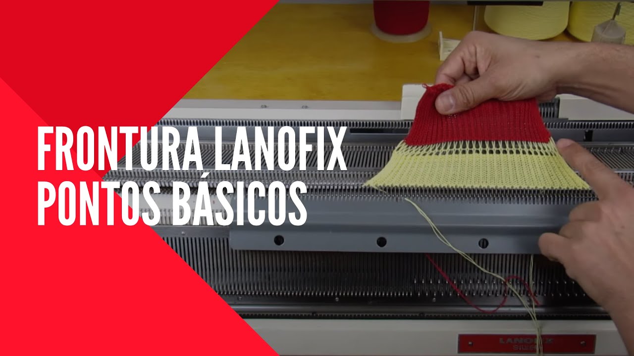Tricô a Máquina - Lanofix SK270 + Frontura | Pontos básicos e canelados.