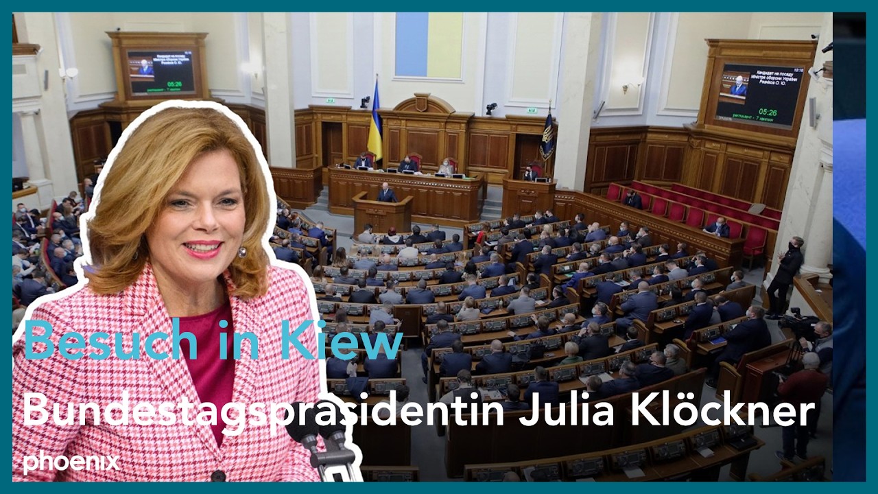 Bundestagspräsidentin Julia Klöckner (CDU) zu Besuch in Kiew | 11.03.2026