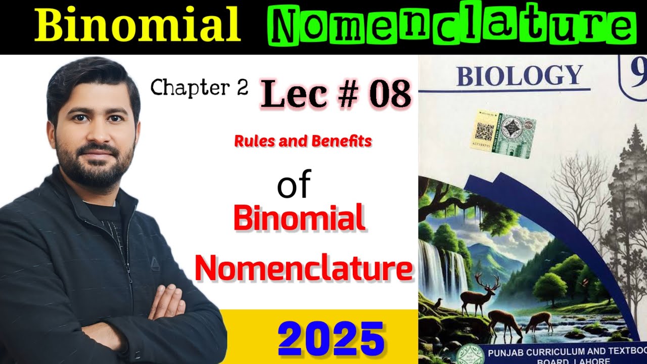 Binomial nomenclature | Class 9 chapter 2 | Biodiversity by irtisams biology