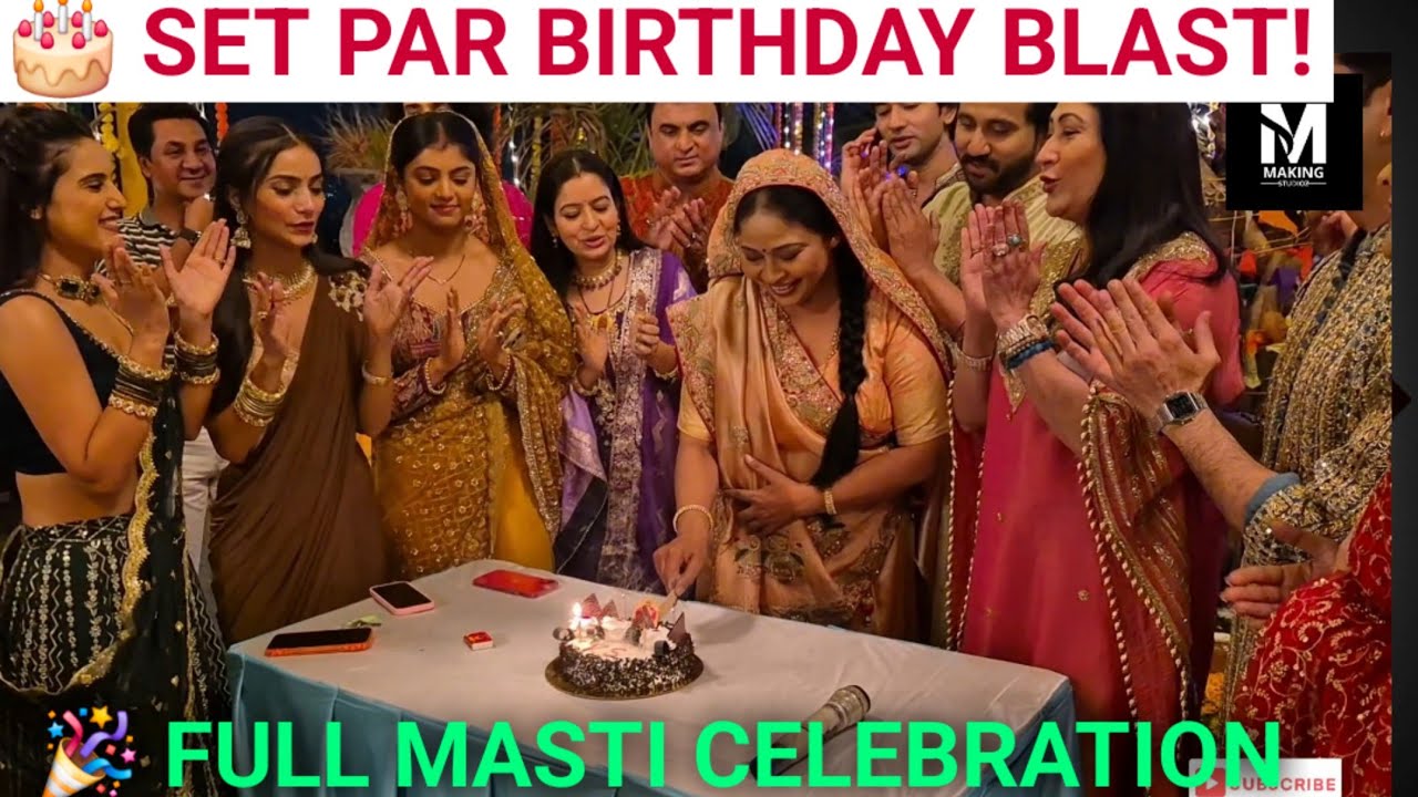 🎂 Jaane Anjaane Hum Mile Ke Set Par Grand Birthday Celebration 🎉  | Kiska Hai Yeh Special Din?