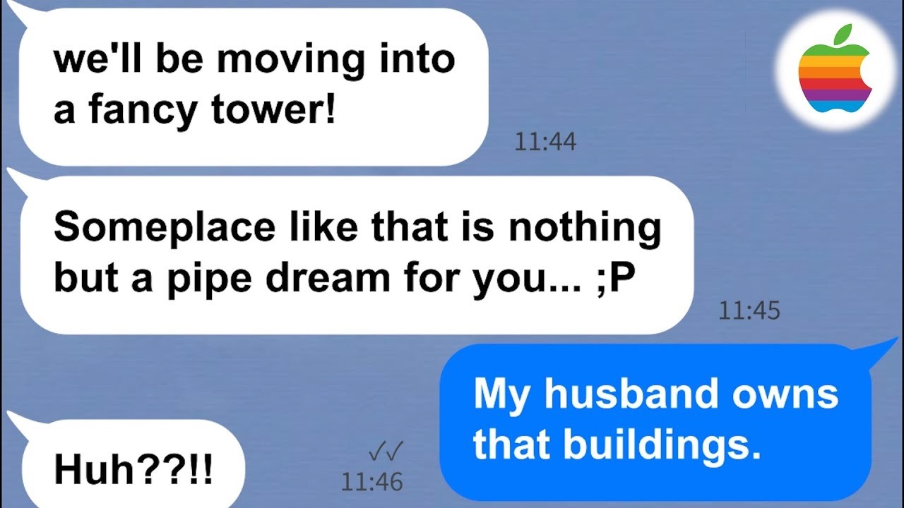 【Apple】This woman thinks my family's poor, but then she tried to buy one of our tower condos...
