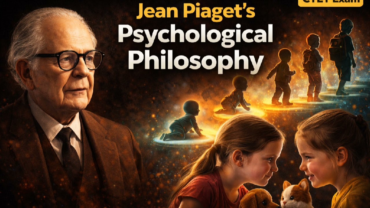 Jean Piaget की Psychological Philosophy | Child Development Theory | CTET Exam