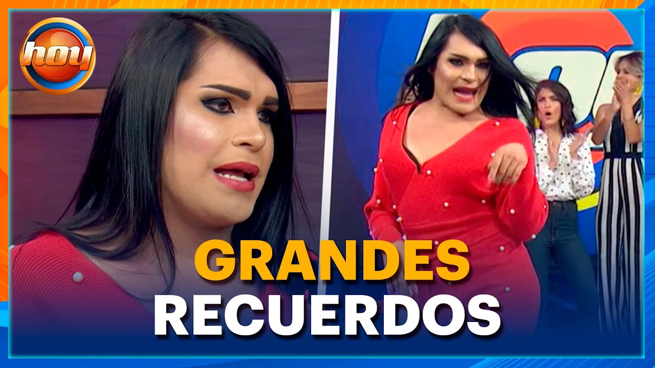 Wendy Guevara deslumbró como modelo en su primera visita al foro de HOY