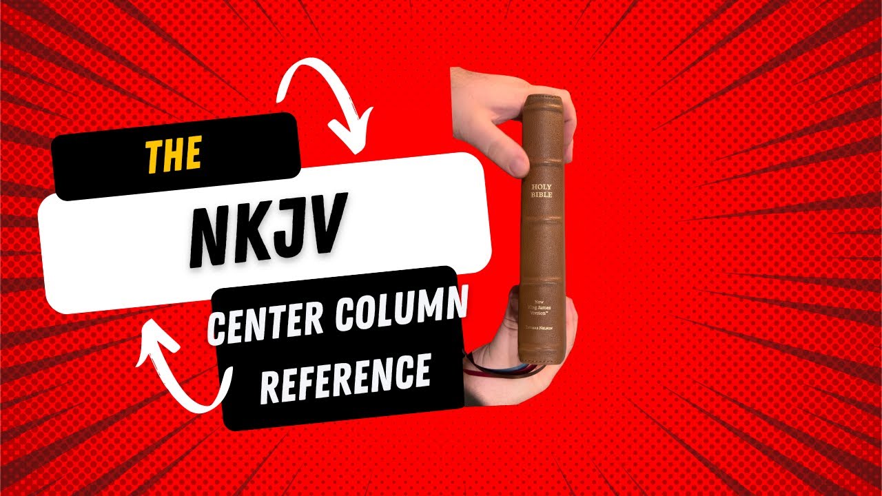 NKJV Center Column Reference (Brown Goatskin)