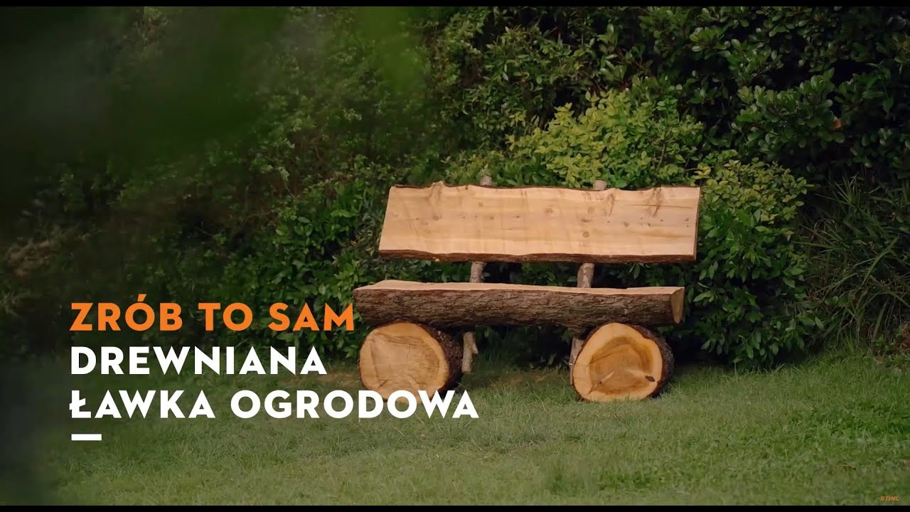 ZR&Oacute;B TO SAM:🪑Drewniana ławka ogrodowa🪑