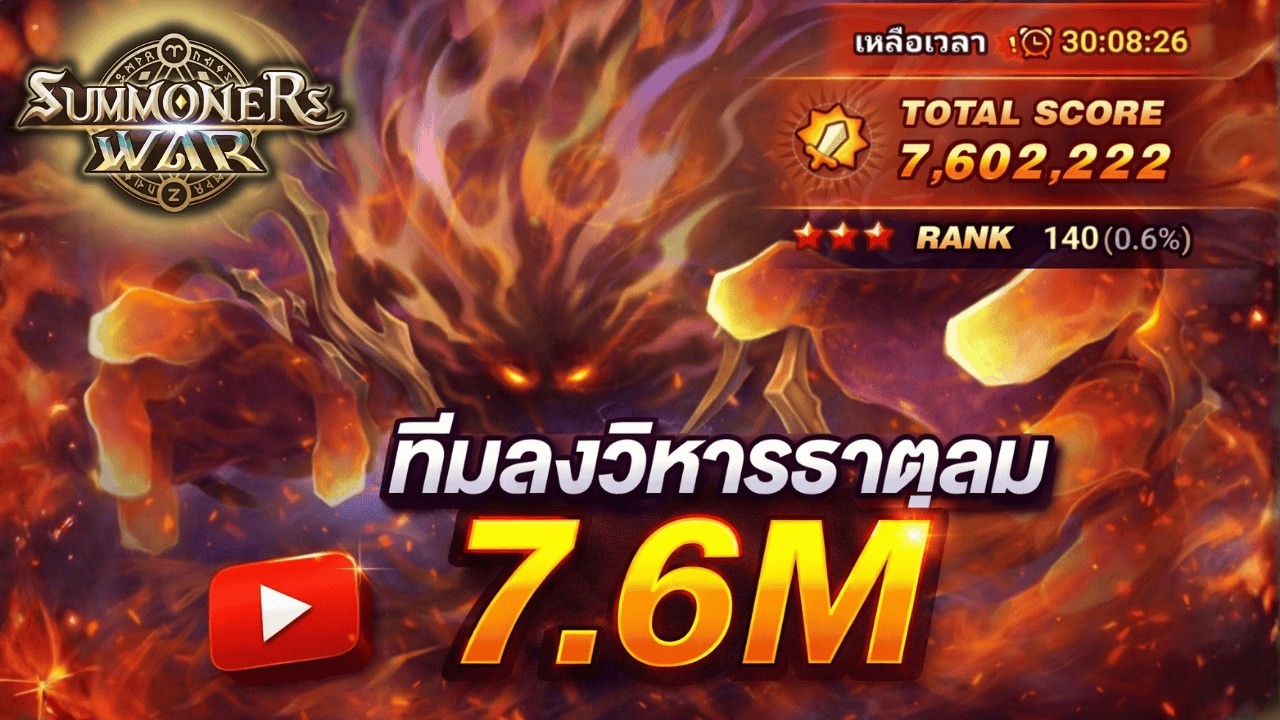 [Guide Temple of Chaos February ] แชร์ทีม ลง วิหารแห่งความวิบัติลม 7.6M !!