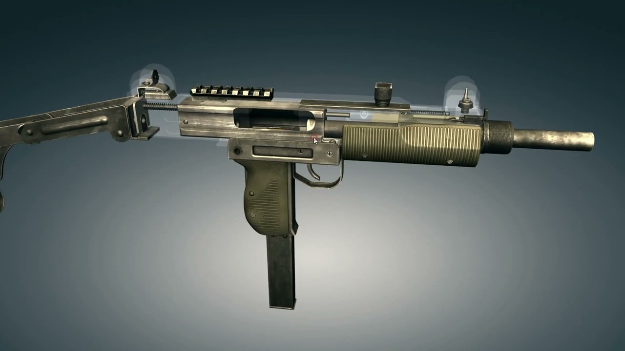 #Uzi #SubmachineGun  - How it works | 3dGun
