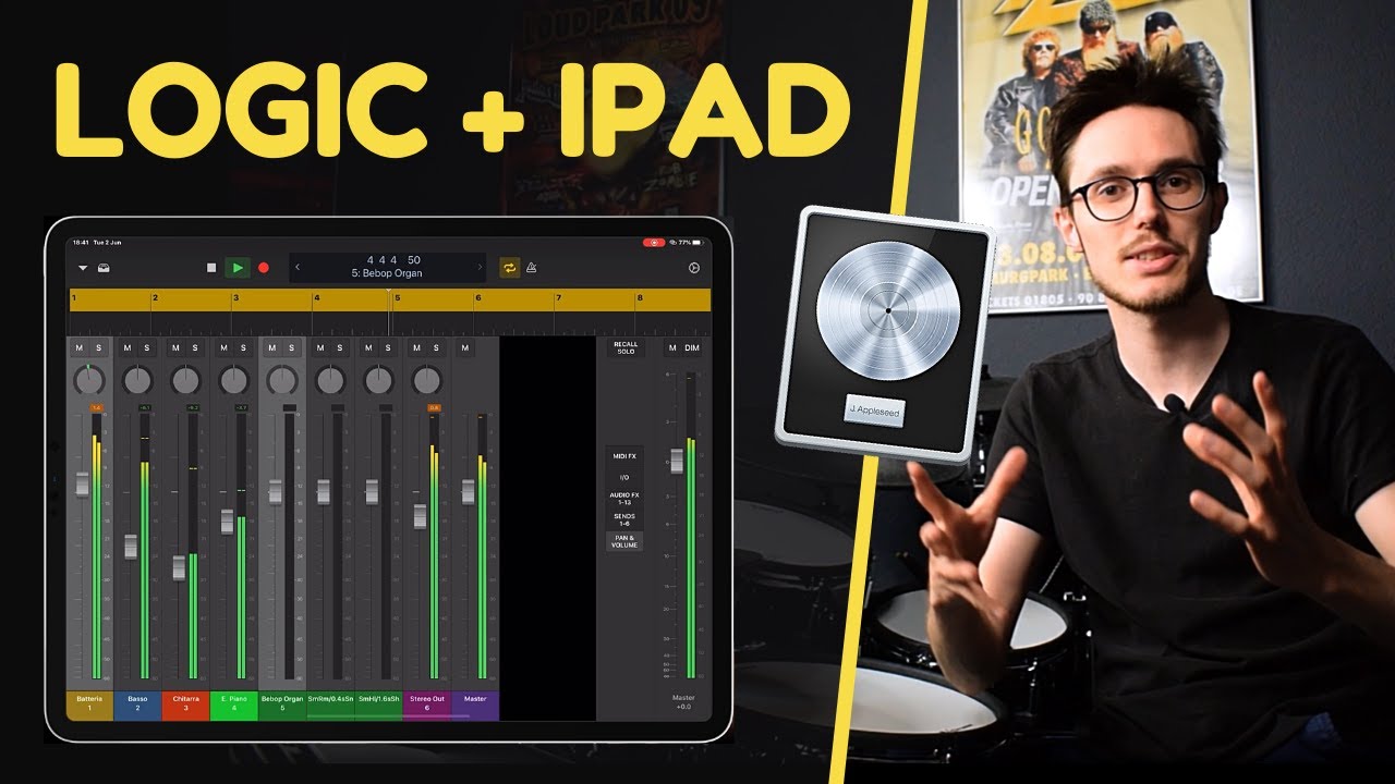 Come utilizzare LOGIC PRO X su iPad! | Apple Logic Remote