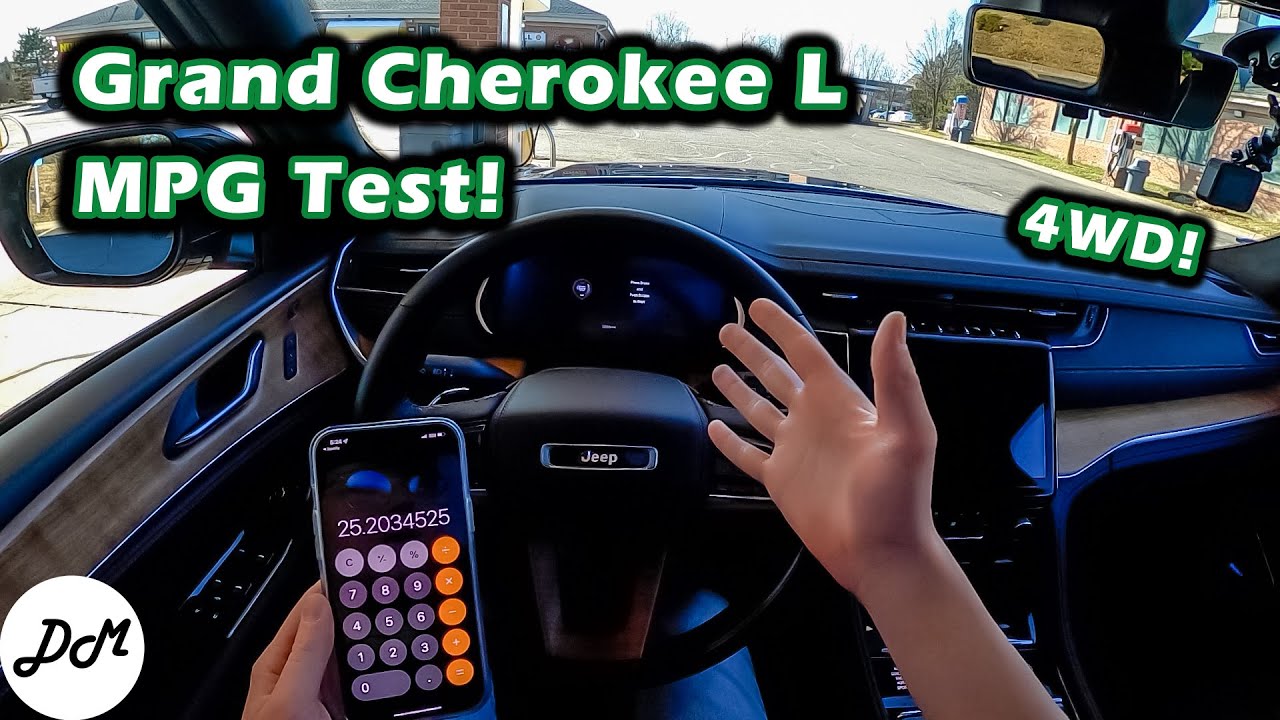 2021 Jeep Grand Cherokee L – MPG Test | Real-world Highway Range & Fuel Economy