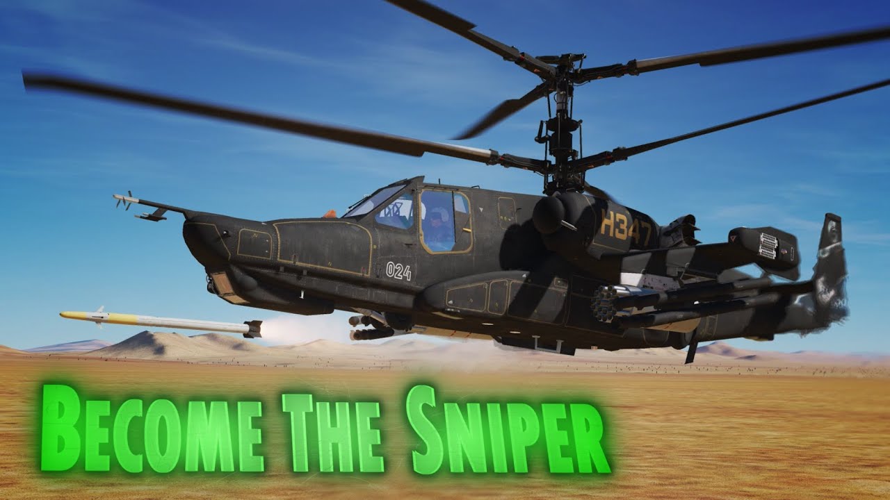 DCS Ka-50 Black Shark – Helmet Slew-Locking, Scoping and Sniping ‘n Bendin’ Bullets
