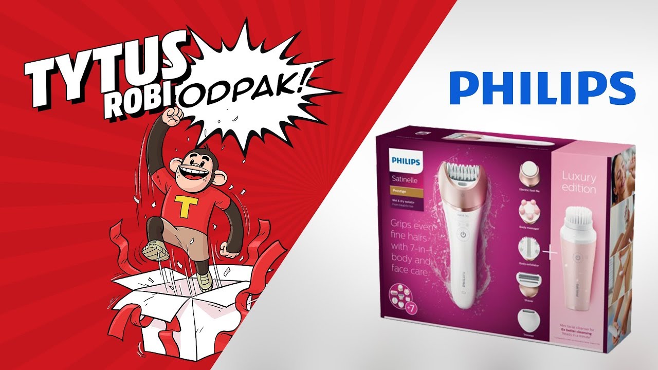 Tytus robi OdPak - Depilator PHILIPS Satinelle Prestige #19