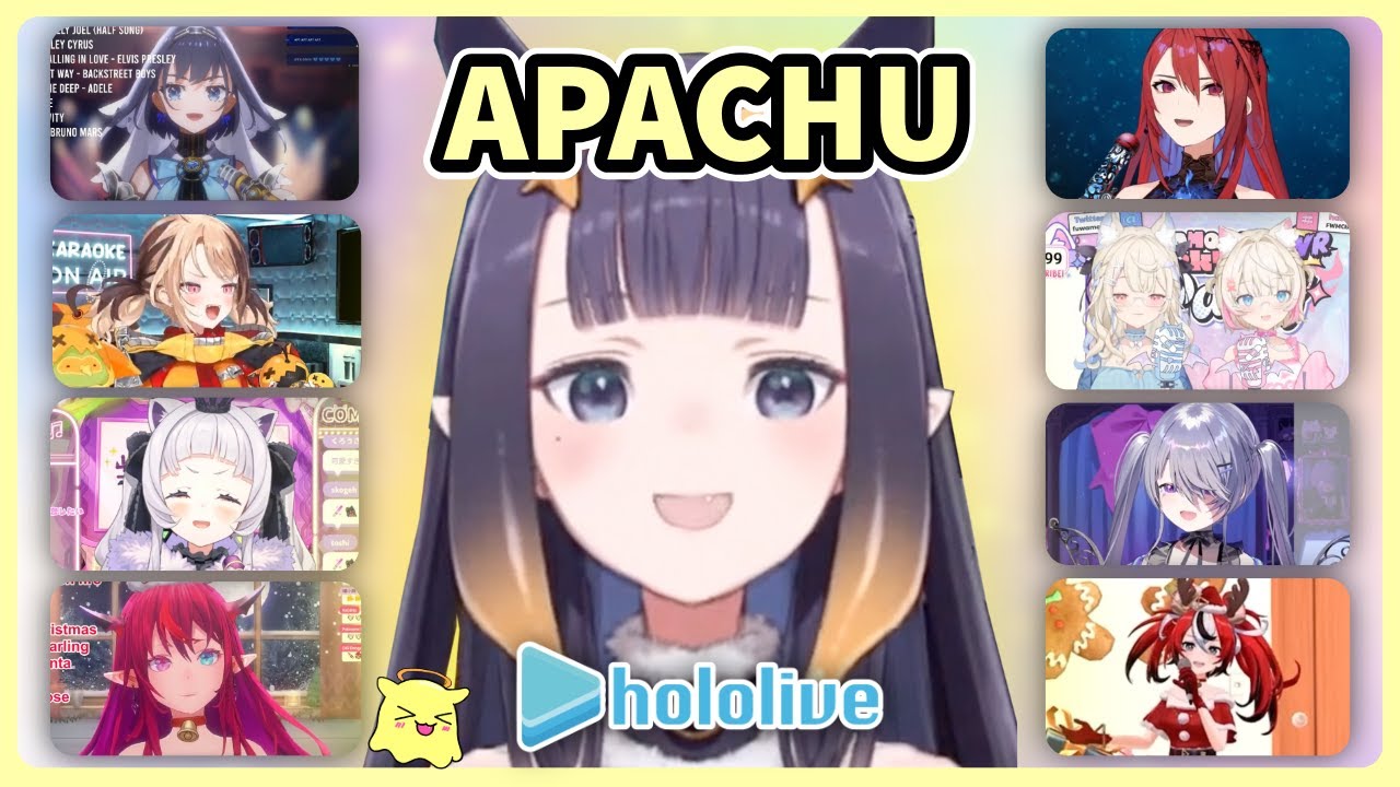 Hololive Sings APT / Apachu (so I Added Priestess Ina In)