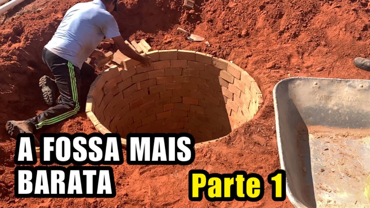 A  FOSSA SÉPTICA MAIS BARATA DO MUNDO PARTE 1