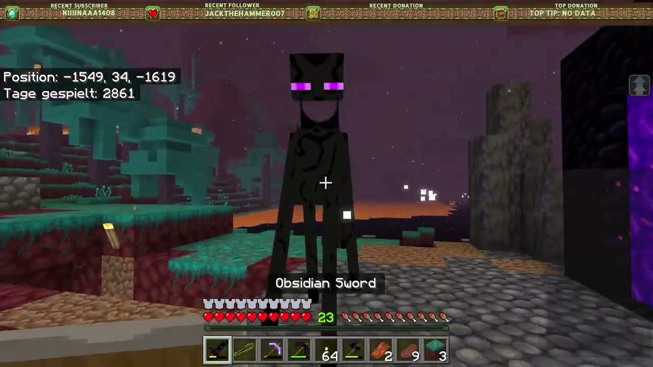 Minecraft vom Stream Folge 25