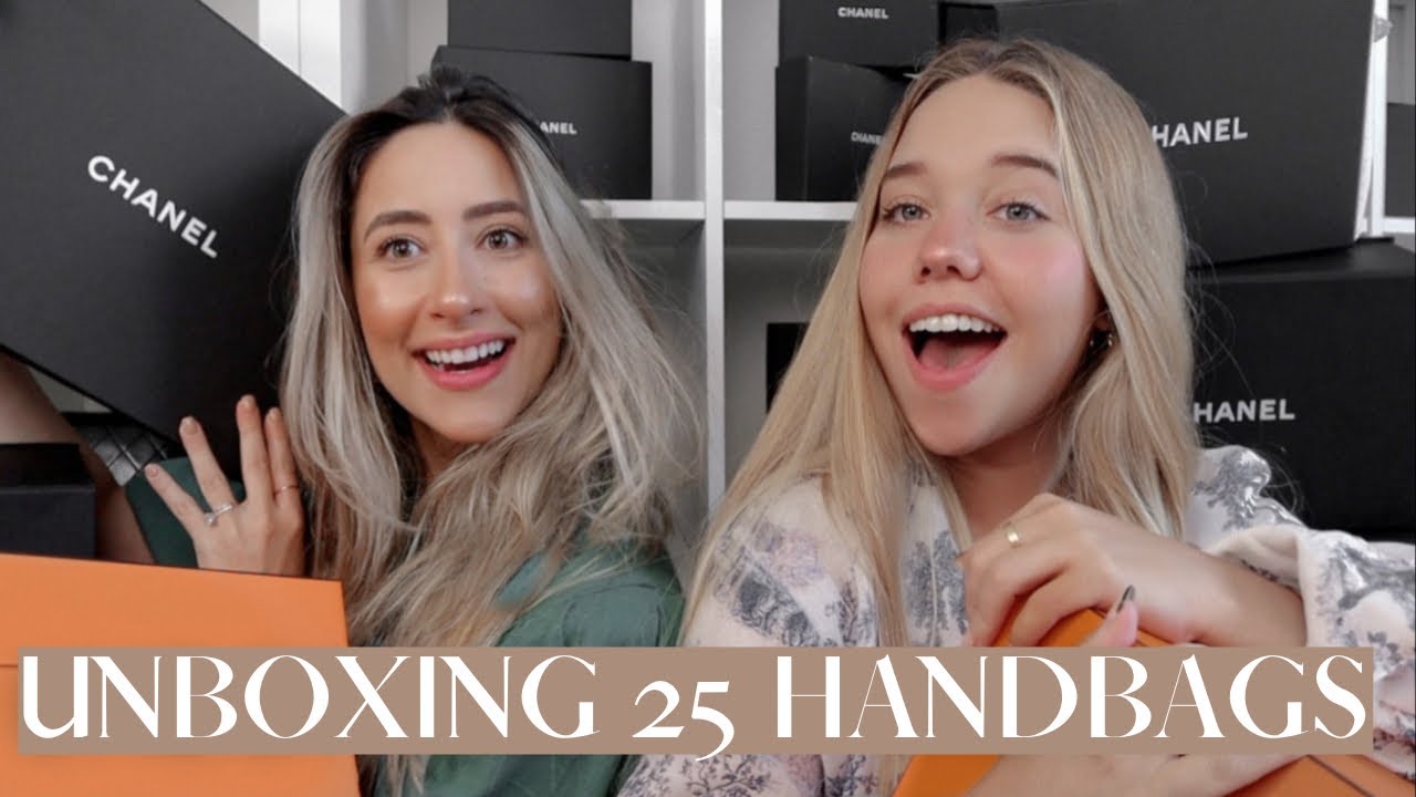 UNBOXING 25 CHANEL & HERMES HANDBAGS! + CHIT CHAT