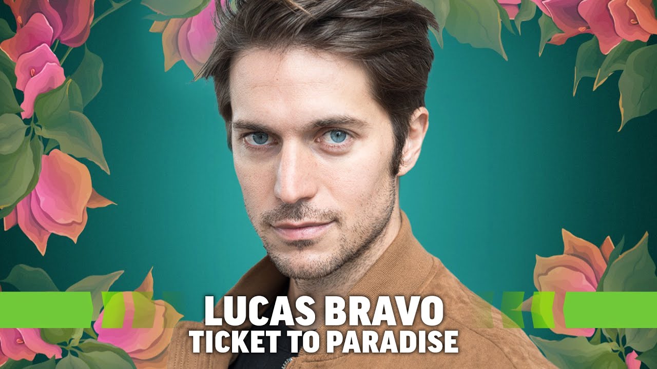 Lucas Bravo Talks Ticket to Paradise & What He Learned Watching Julia Roberts and George Clooney