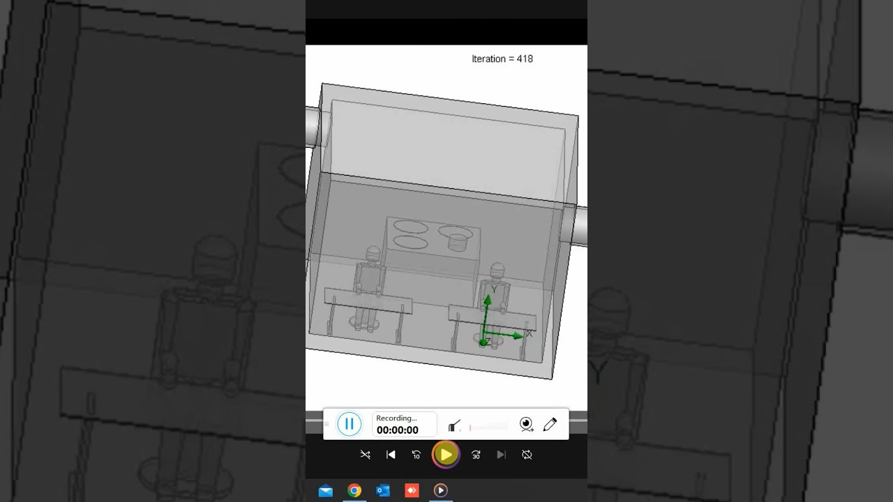 Air Flow in room using Ansys Fluent. HVAC simulation office room #cfd #ansys @Azmi_Success_Point