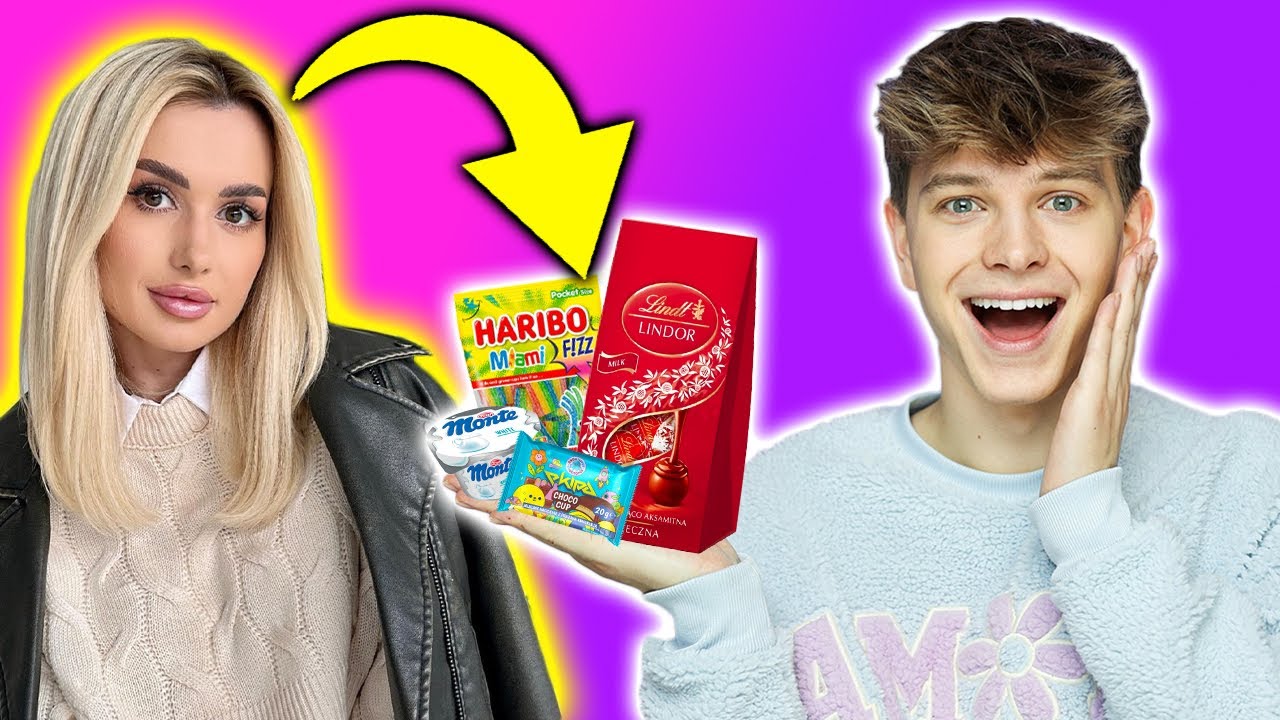 TESTUJĘ ULUBIONE SŁODYCZE WERSOW 😱💖 | Dominik Rupiński