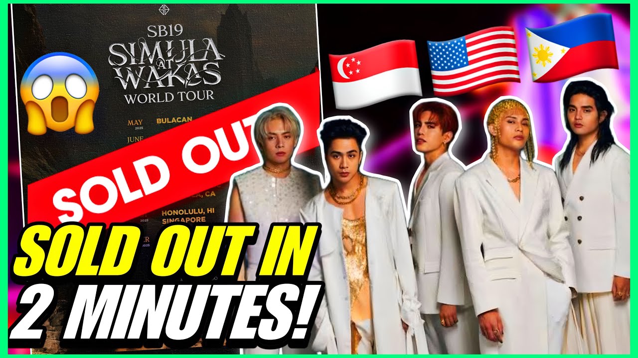 INSANE! 🔥 SB19 SOLD OUT Singapore in 2 MINUTES & LA in 5 MINUTES! | SaW World Tour News