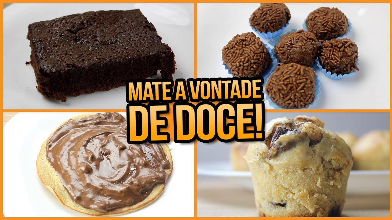 TOP 7 RECEITAS FIT FÁCEIS PARA MATAR A VONTADE DE DOCE | A sexta é PERFEITA!