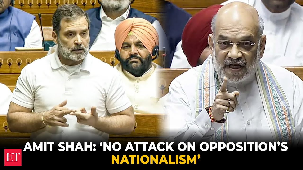 'He did not question the Opposition’s nationalism,’ Amit Shah rejects Rahul Gandhi’s allegation