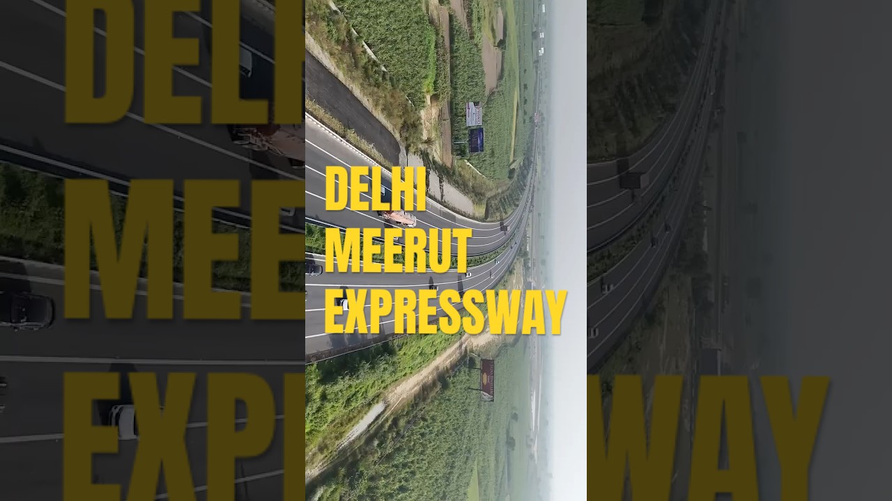 Lifeline of western Uttar Pradesh - Delhi Meerut Expressway #theupindex #ytshorts