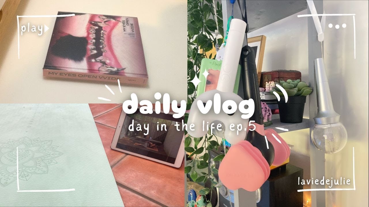 daily vlog | k-pop album unboxing, walks, journaling, etc.𐙚˙⋆.˚