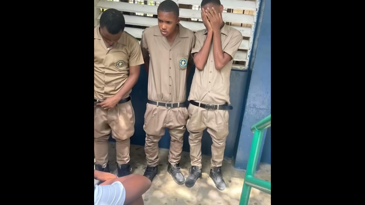 THIS IS HOW SOME JAMAICAN YOUTH SCHOOL UNIFORM LOOK GOING TO SCHOOL #jamaica #jamaicanstudents #fyp