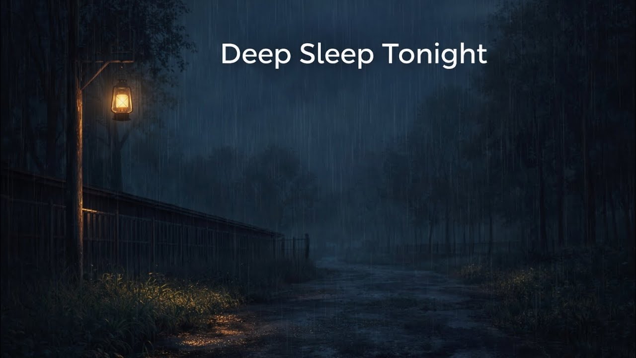 The Gentle Rain at the Quiet Night 🌙 | Deep Sleep Story | Calm AI Voice