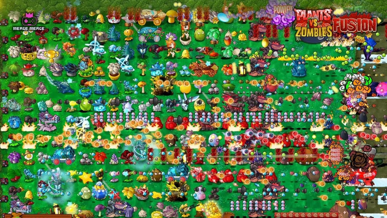 PvZ Fusion - Guarana Edition : Larg Map - Gameplay  35