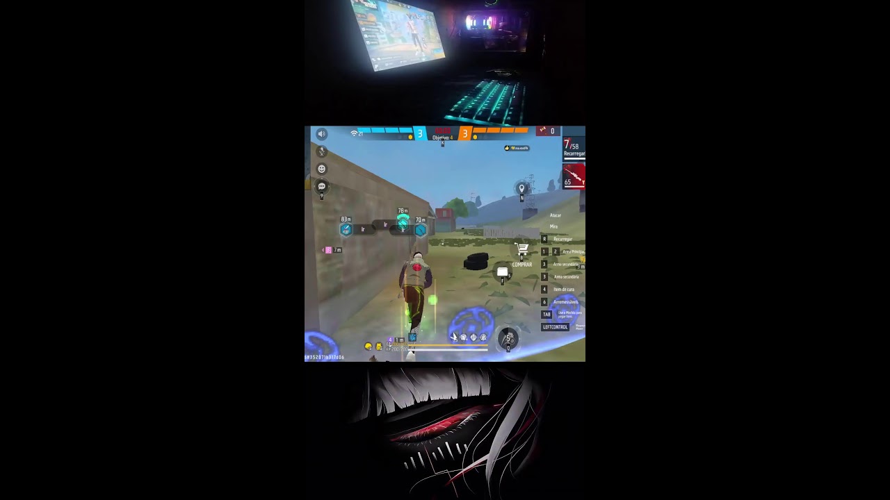 🥷🇧🇷FREE FIRE AO VIVO!! 🥷🇧🇷 FF NO PC FRACO!! I7 3770!!!💙#freefire  #garenafreefire #pcfraco #emulador