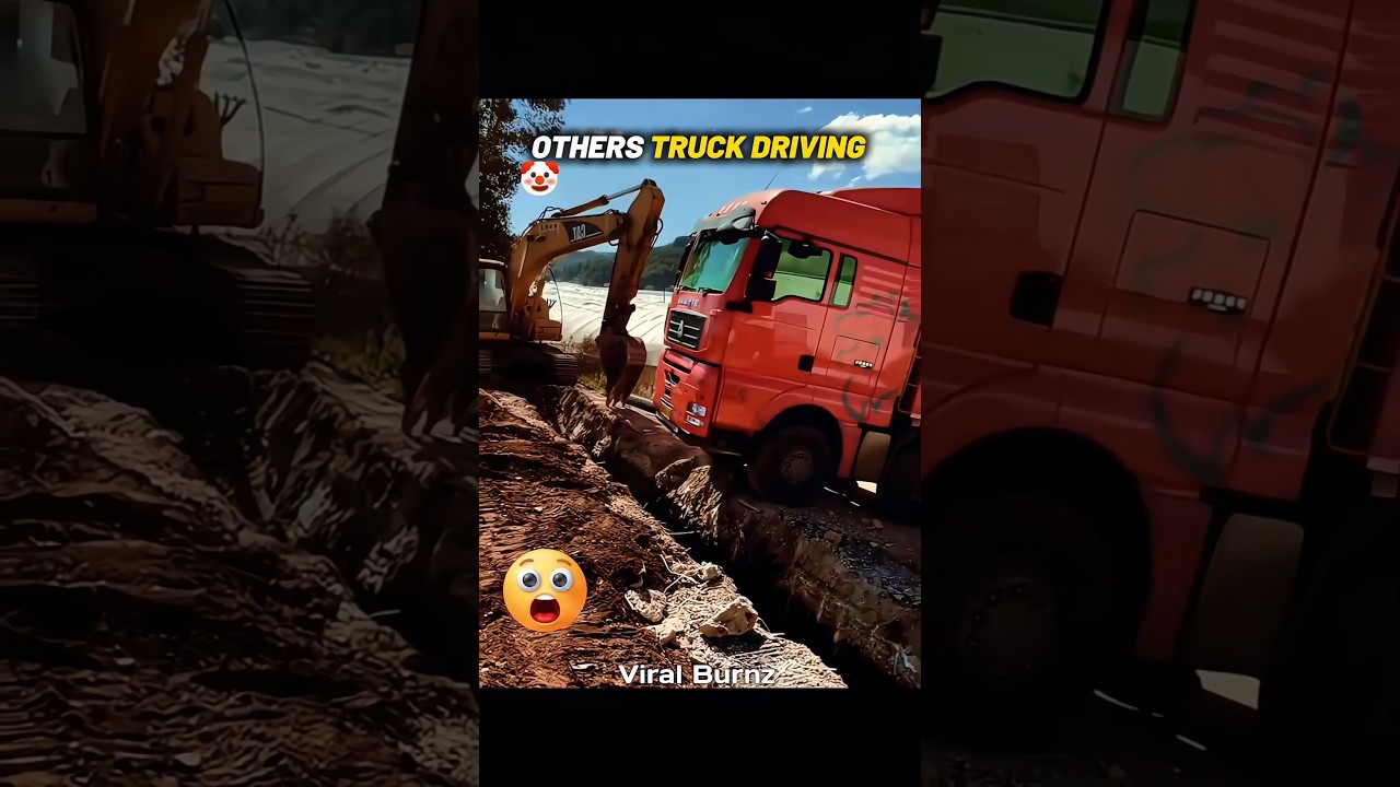 OTHERS DRIVING TRUCKS VS LAST ONE 💀 #edit #trending #trollface #troll #skulledit