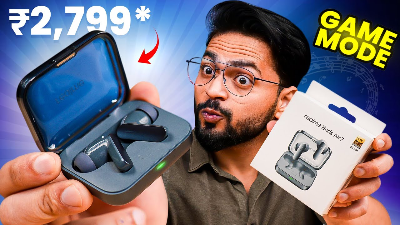 realme Buds Air 7 Review ⚡️| At Just Rs 2,799/- 🤩 | 52dB ANC & 45ms Low Latency Gaming 🔥