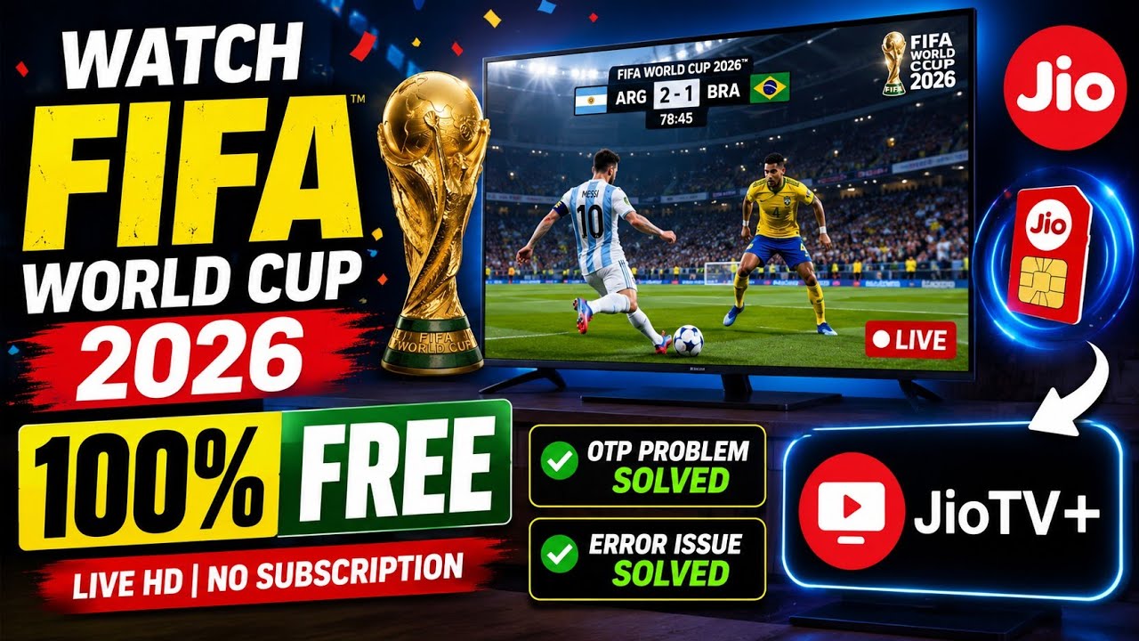 Watch FIFA World Cup Live free for Jio users | How to watch FIFA World Cup Live | FIFA World Cup ...