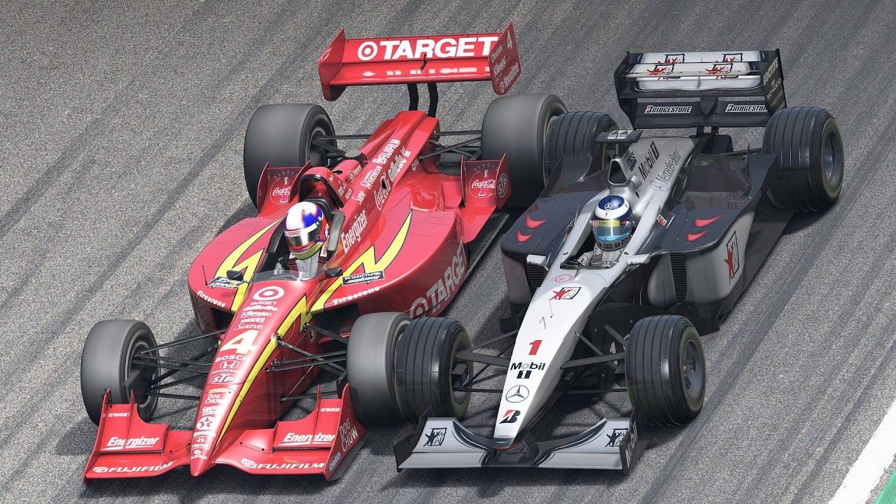 F1 vs CART | Mika Häkkinen vs Juan Pablo Montoya | Monza - 1999 Season