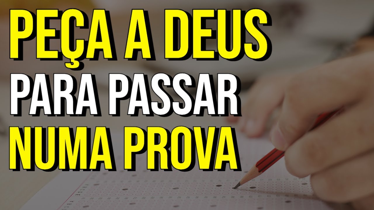 PEÇA A DEUS PARA PASSAR NUMA PROVA | Meditação Enquanto Dorme