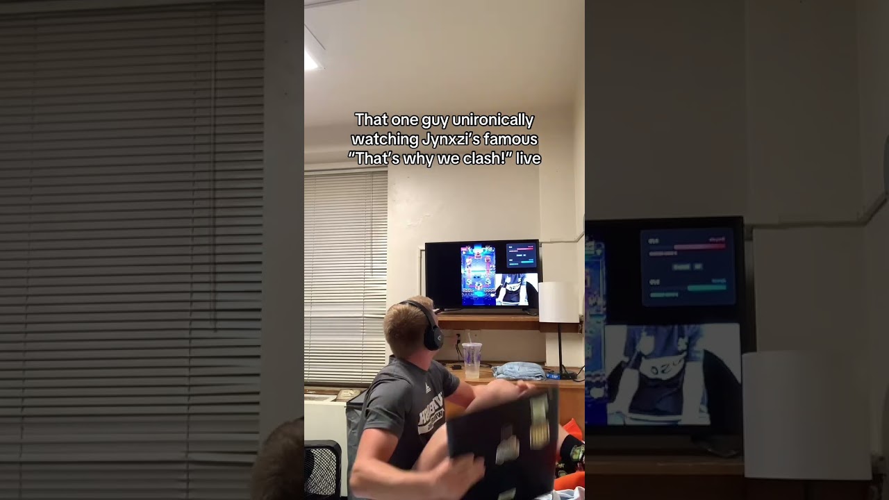 &ldquo;That&rsquo;s why we clash!!!&rdquo; - Jynxzi #shorts #jynxzi #clashroyale #pov