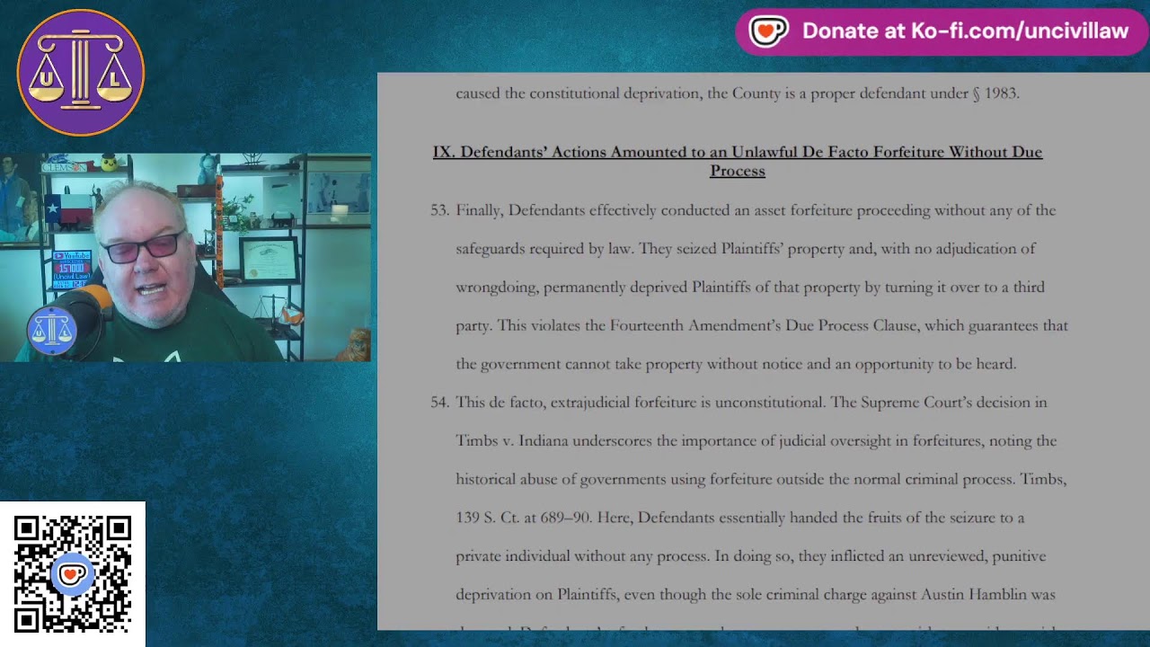 Uncivil Files a Lawsuit! : The Defendant's Motion to Dismiss (Hamblin v Martin County et al)