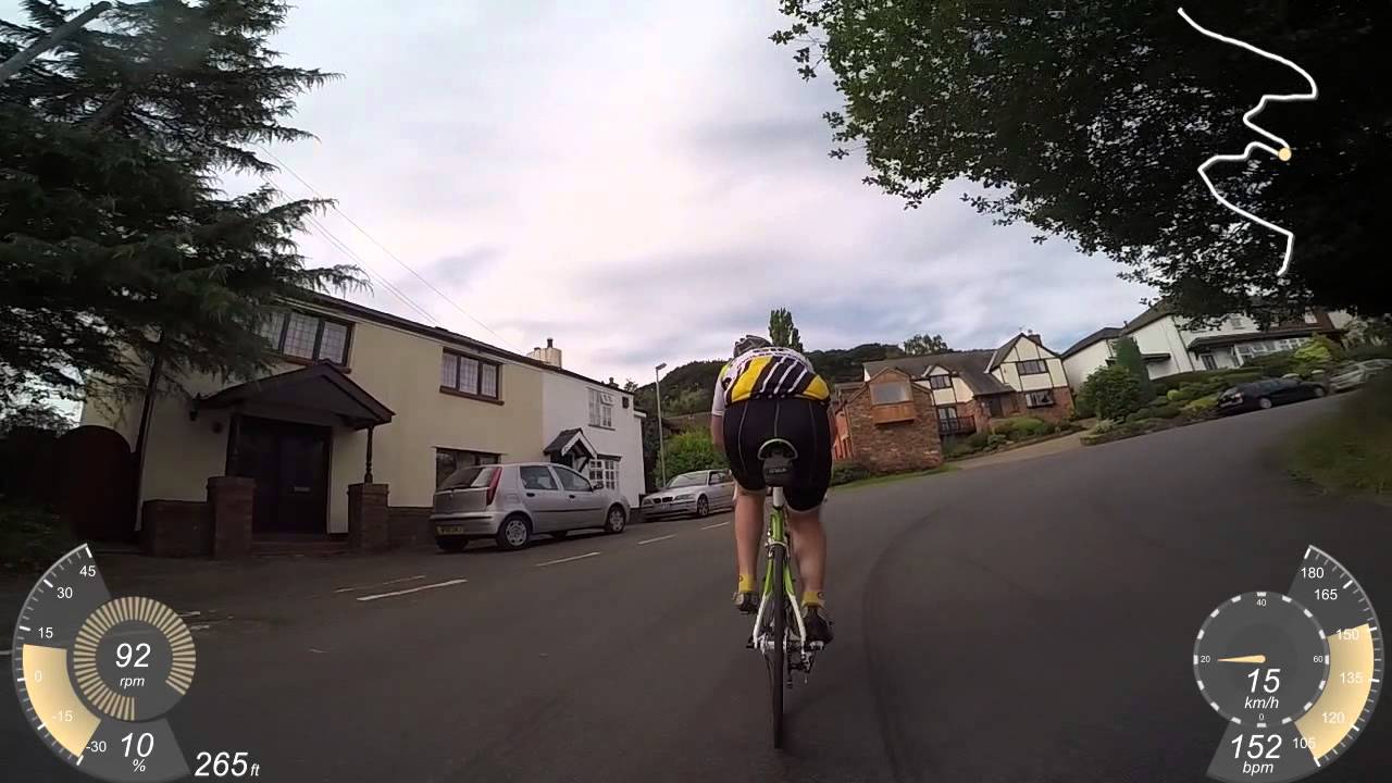 Climb up through Frodsham, Cheshire