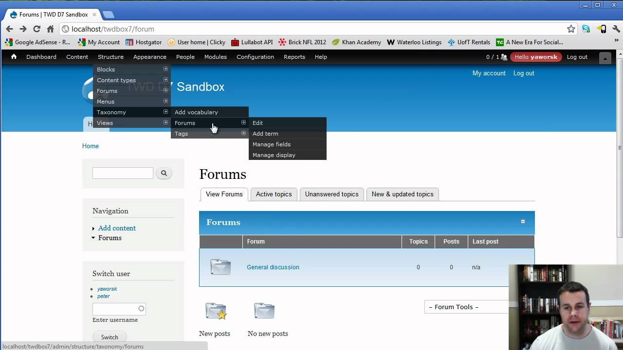 How to Set Up Drupal 7 Forums with the Advanced Forum Module
