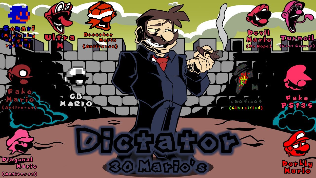 FNF - Dictator / Only Mario's (Mario's Madness V2)