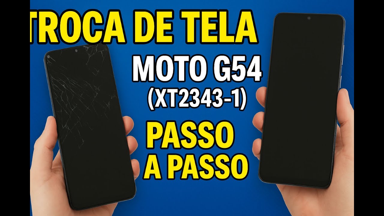 Como Trocar a Tela do Moto G54 (XT2343-1) - Passo a Passo Fácil