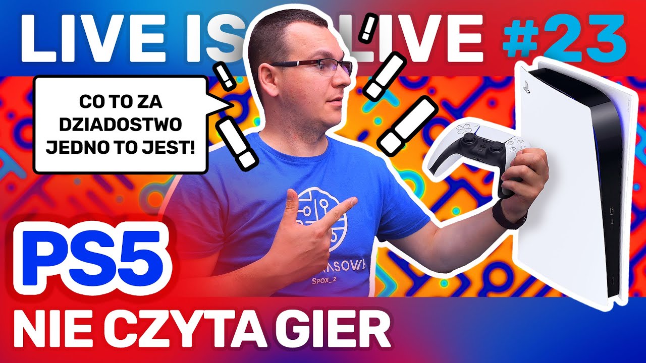 Wymiana LASERA w PS5 / NIE CZYTA GIER - charytatywnie dla Tomka  #LIVE #23