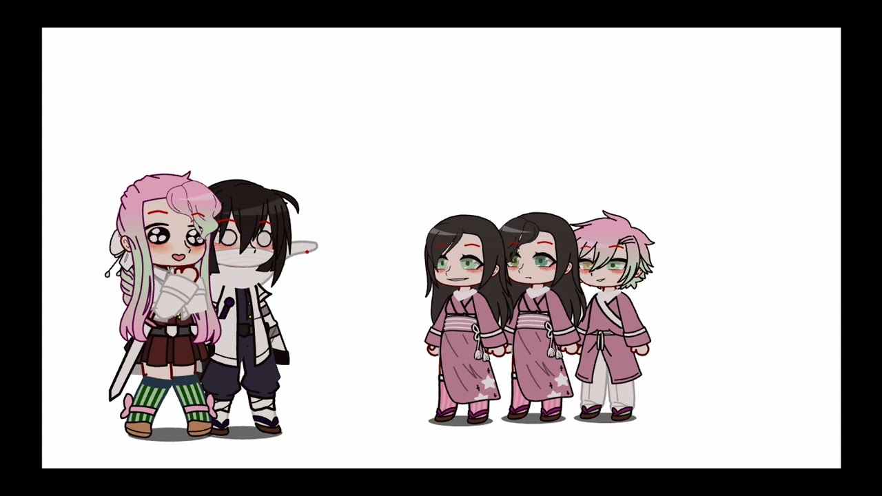 Hashira and kamaboko squad meets their future kids (cringe 😬)